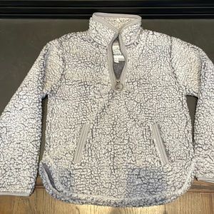 Kids sherpa half zip.